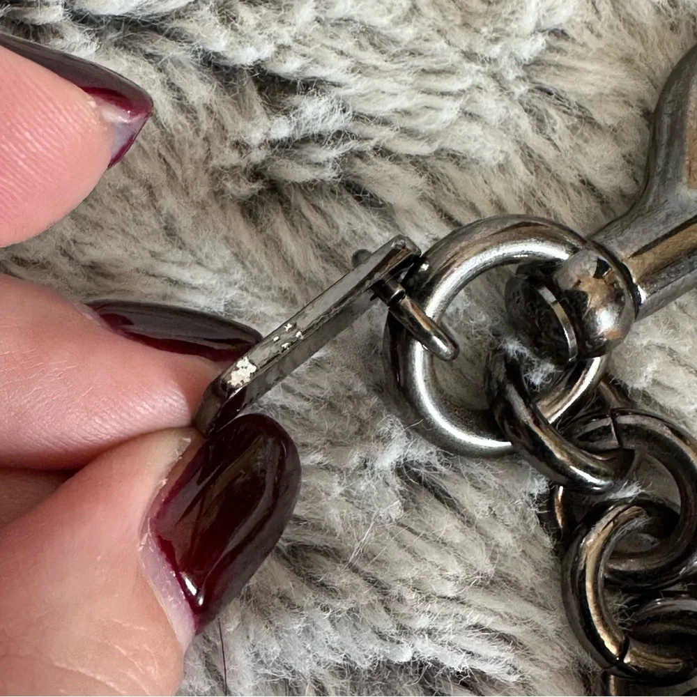 Coach Embroidered Skull Keychain Fob - Picture 7 of 11